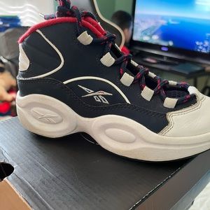 Blue and white Iversons